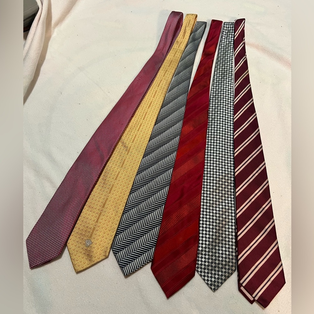 Versace Men's Tie Collection - Red, Yellow, Black, White